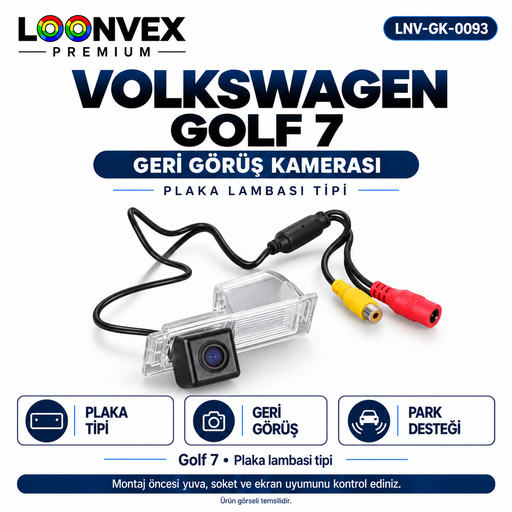LOONVEX VOLKSWAGEN GOLF 7 Geri Görüş Kamerası