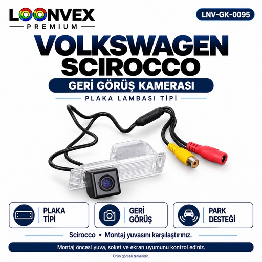 LOONVEX VOLKSWAGEN SCIROCCO Geri Görüş Kamerası