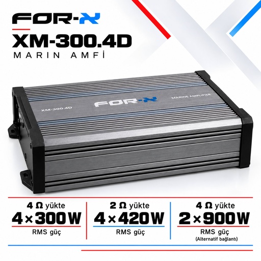 FOR-X XM-300.4D Marin Amfi