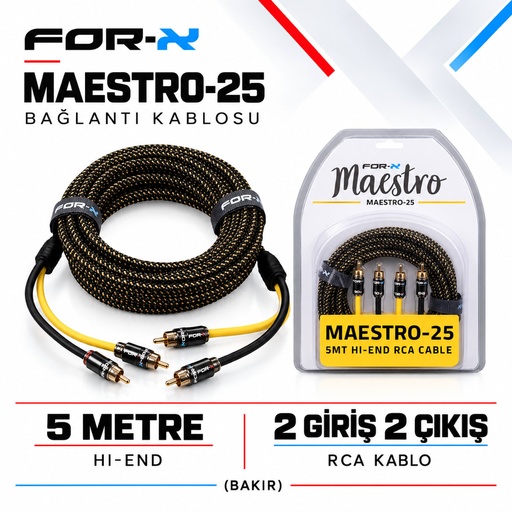 FOR-X MAESTRO-25 Bağlantı Kablosu
