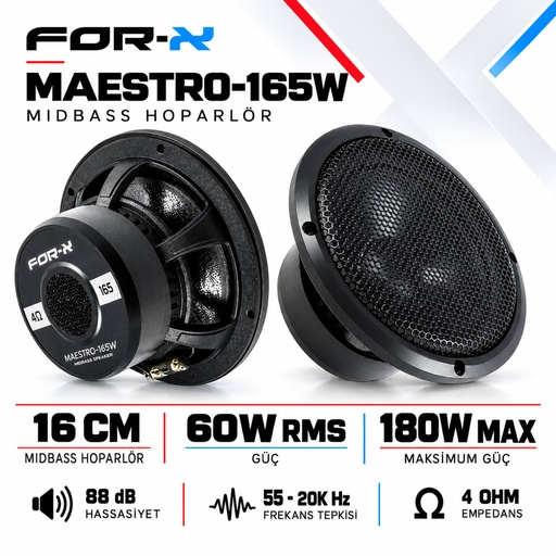 FOR-X MAESTRO-165W Midbass Hoparlör