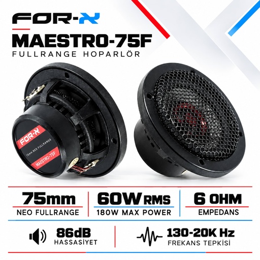 FOR-X MAESTRO-75F Fullrange Hoparlör