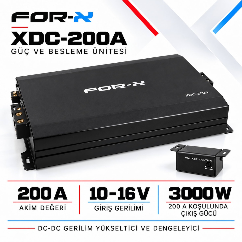 FOR-X XDC-200A Güç ve Besleme Ünitesi