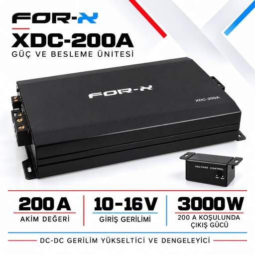 FOR-X XDC-200A Güç ve Besleme Ünitesi