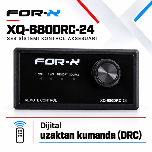 FOR-X XQ-680DRC-24 Ses Sistemi Kontrol Aksesuarı
