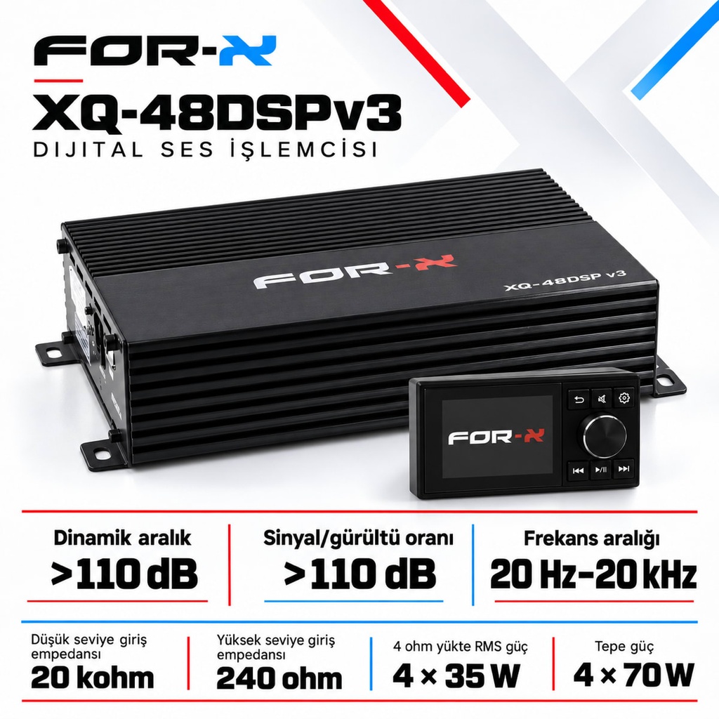 FOR-X XQ-48DSPv3 Dijital Ses İşlemcisi