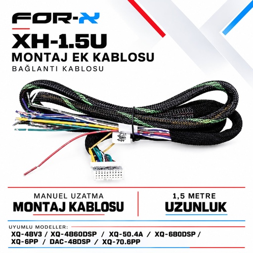 FOR-X XH-1.5U MONTAJ EK KABLOSU Bağlantı Kablosu