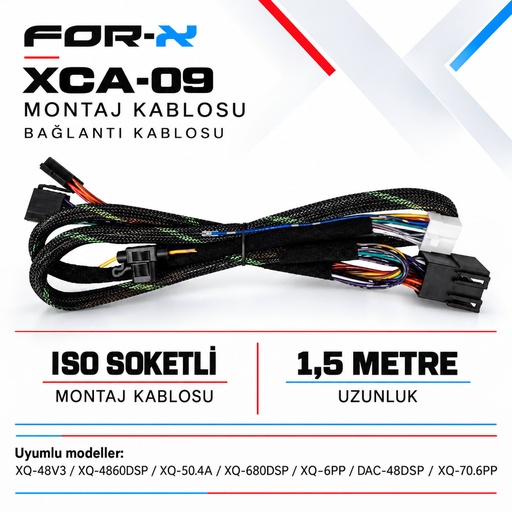 FOR-X XCA-09 MONTAJ KABLOSU Bağlantı Kablosu