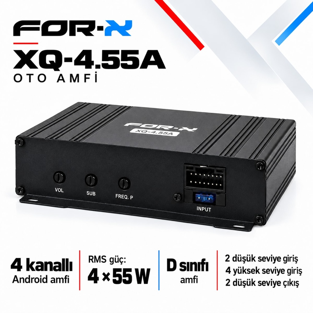 FOR-X XQ-4.55A Oto Amfi