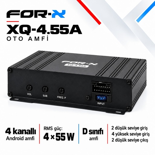 FOR-X XQ-4.55A Oto Amfi