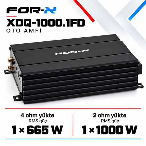 FOR-X XDQ-1000.1FD Oto Amfi
