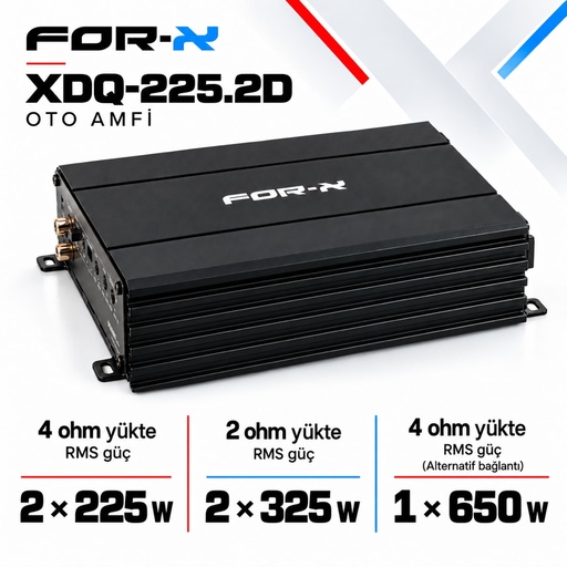 FOR-X XDQ-225.2D Oto Amfi