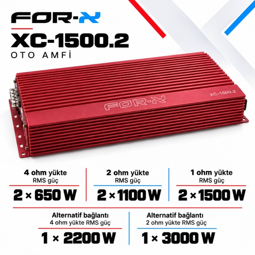 FOR-X XC-1500.2 Oto Amfi