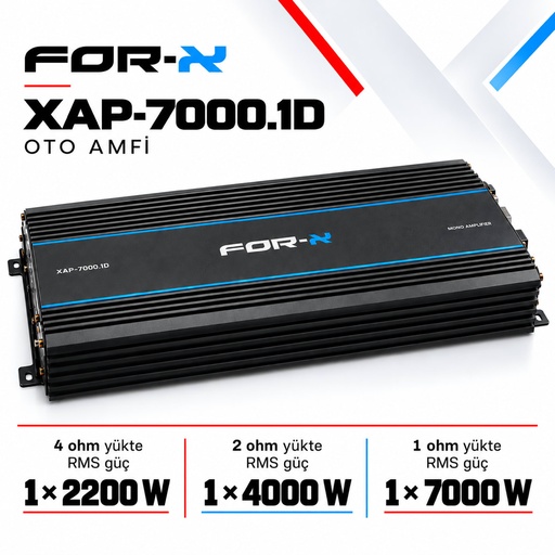FOR-X XAP-7000.1D Oto Amfi