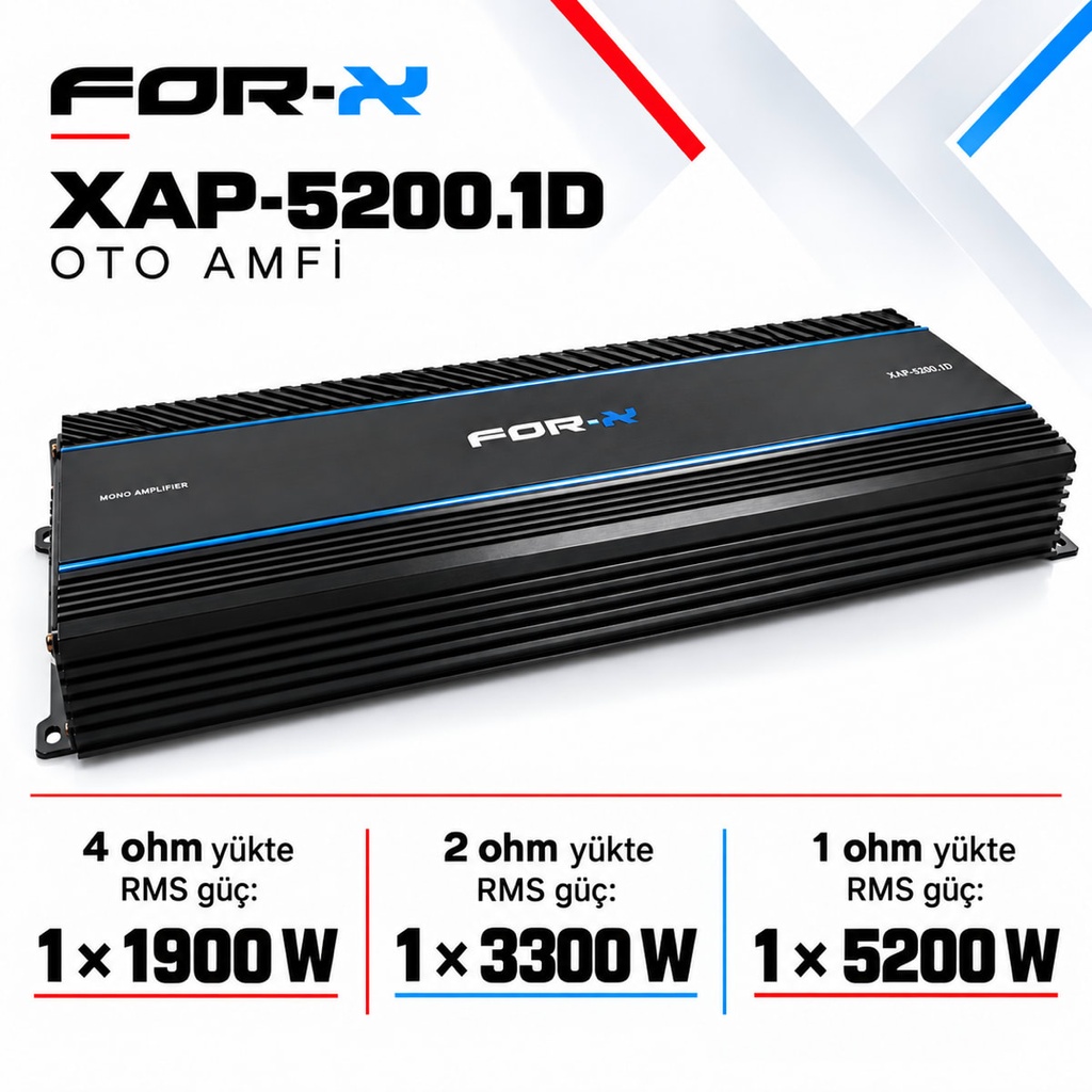 FOR-X XAP-5200.1D Oto Amfi