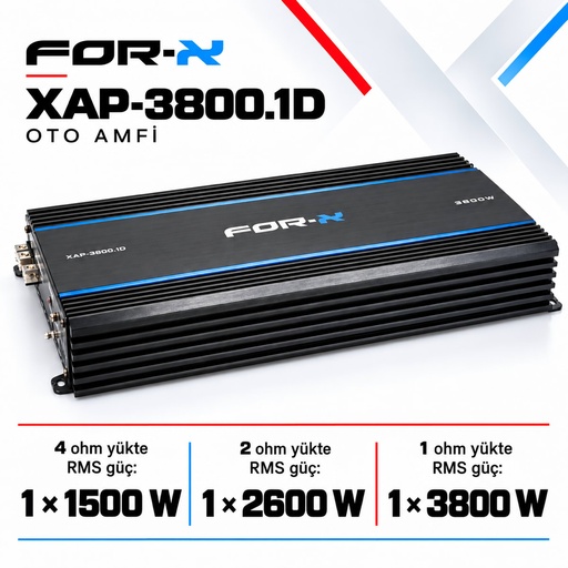 FOR-X XAP-3800.1D Oto Amfi