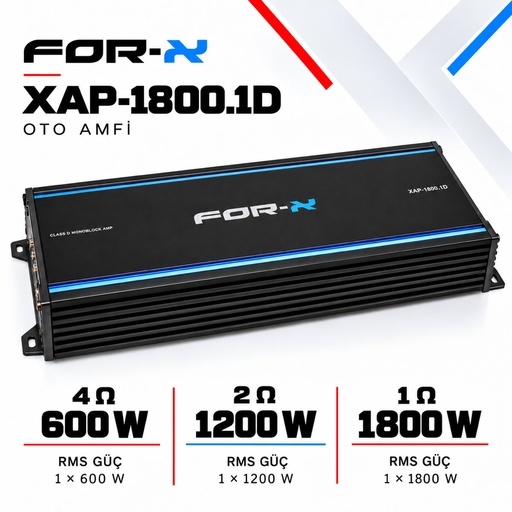 FOR-X XAP-1800.1D Oto Amfi
