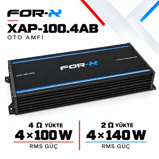 FOR-X XAP-100.4AB Oto Amfi