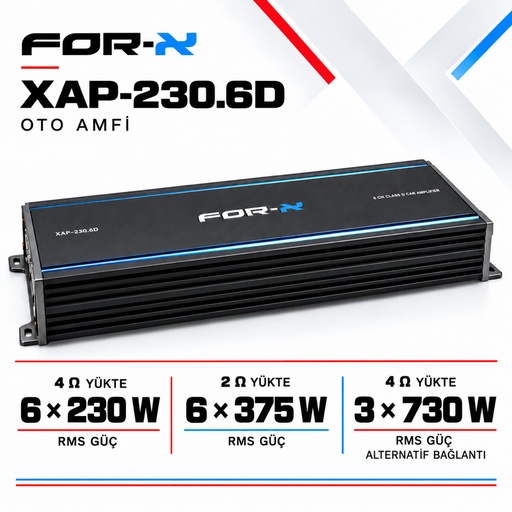 FOR-X XAP-230.6D Oto Amfi