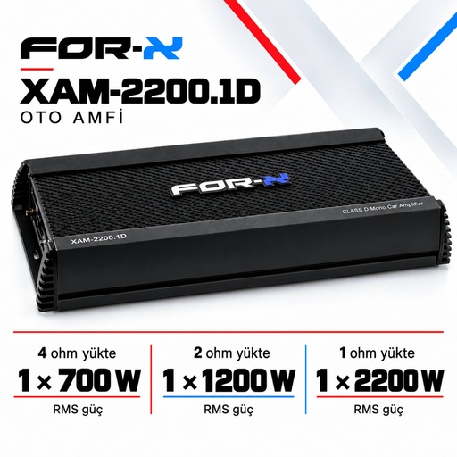 FOR-X XAM-2200.1D Oto Amfi