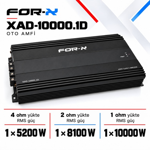FOR-X XAD-10000.1D Oto Amfi