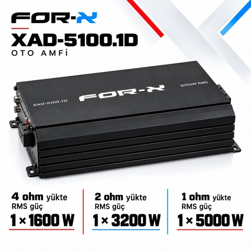 FOR-X XAD-5100.1D Oto Amfi