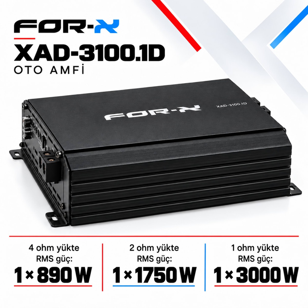 FOR-X XAD-3100.1D Oto Amfi