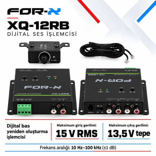 FOR-X XQ-12RB Dijital Ses İşlemcisi