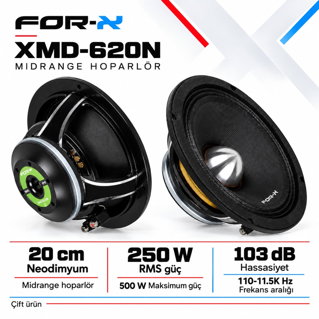 FOR-X XMD-620N Midrange Hoparlör