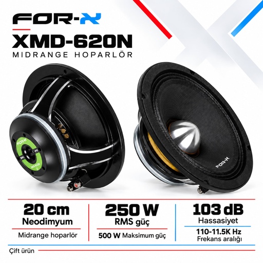 FOR-X XMD-620N Midrange Hoparlör
