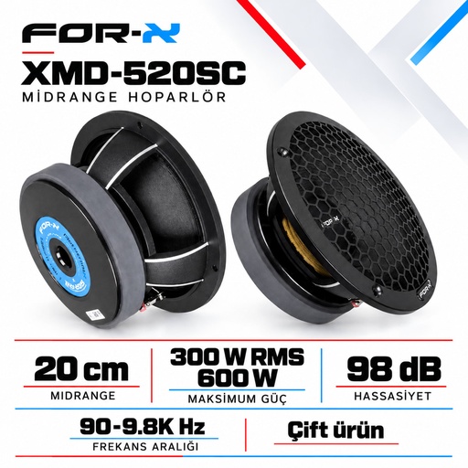 FOR-X XMD-520SC Midrange Hoparlör