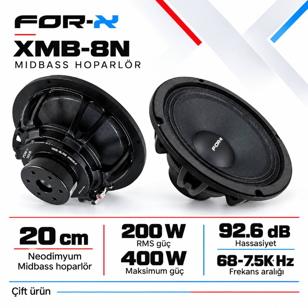 FOR-X XMB-8N Midbass Hoparlör