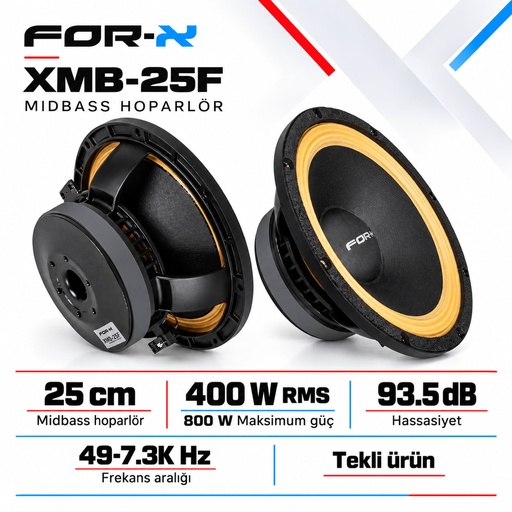 FOR-X XMB-25F Midbass Hoparlör