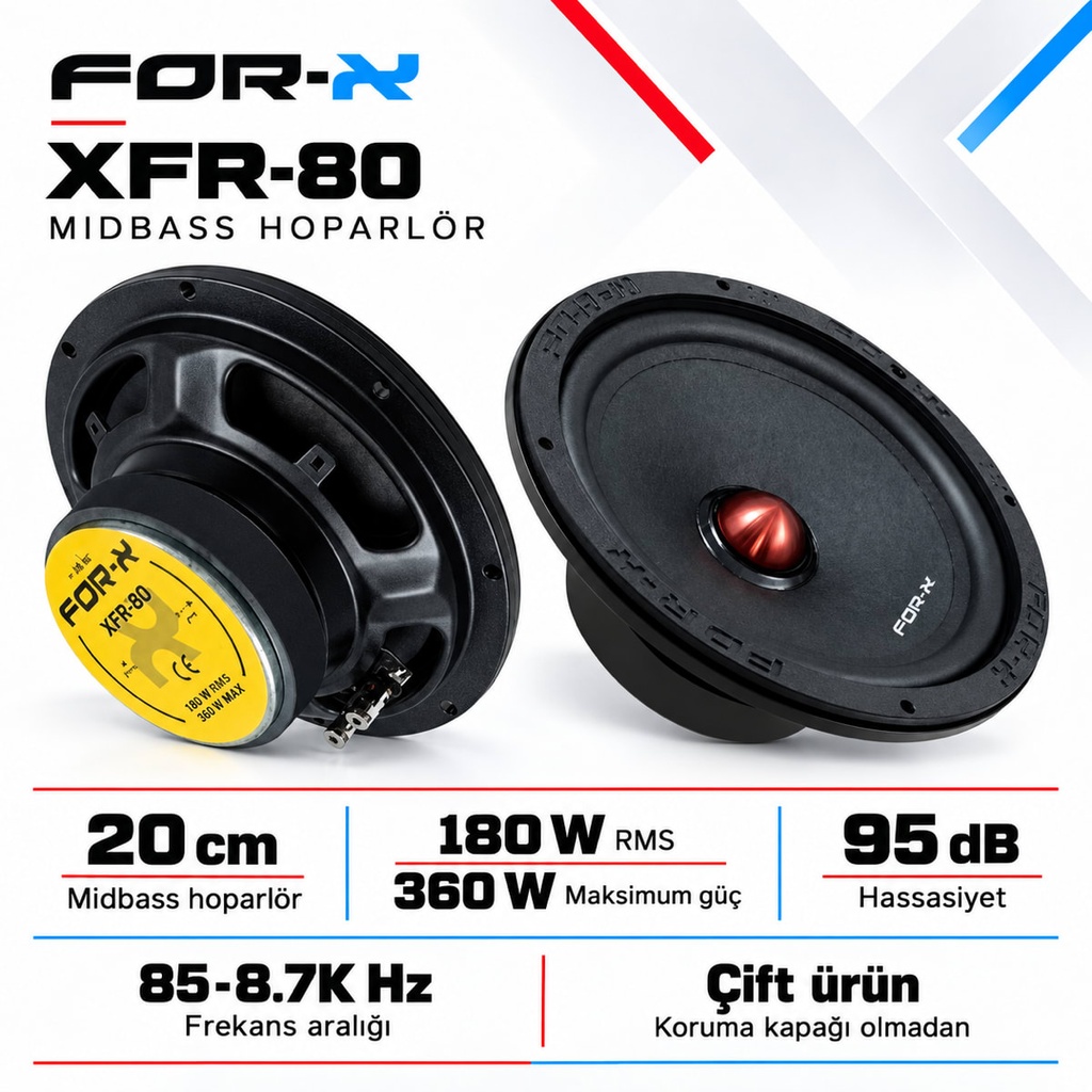 FOR-X XFR-80 Midbass Hoparlör