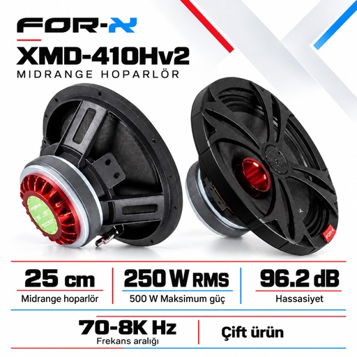 FOR-X XMD-410Hv2 Midrange Hoparlör