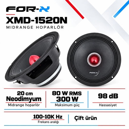FOR-X XMD-1520N Midrange Hoparlör