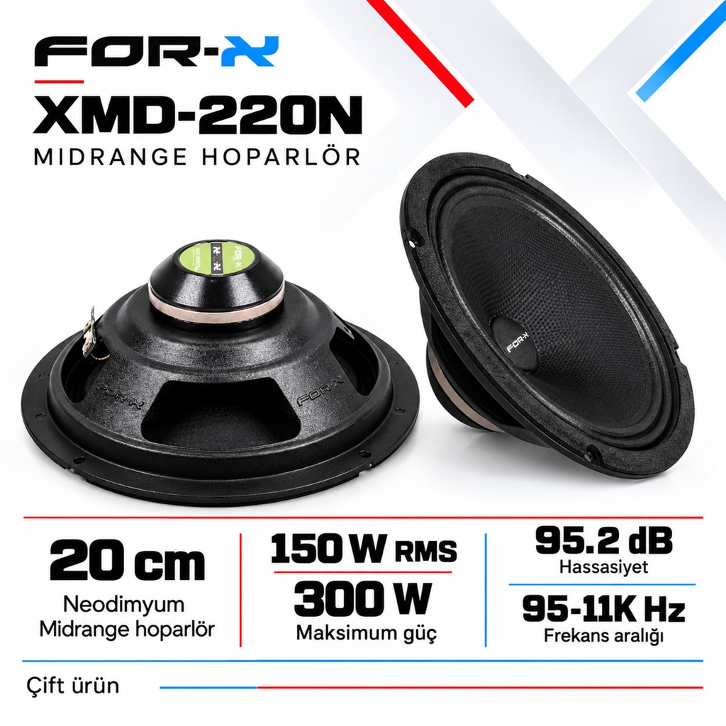 FOR-X XMD-220N Midrange Hoparlör