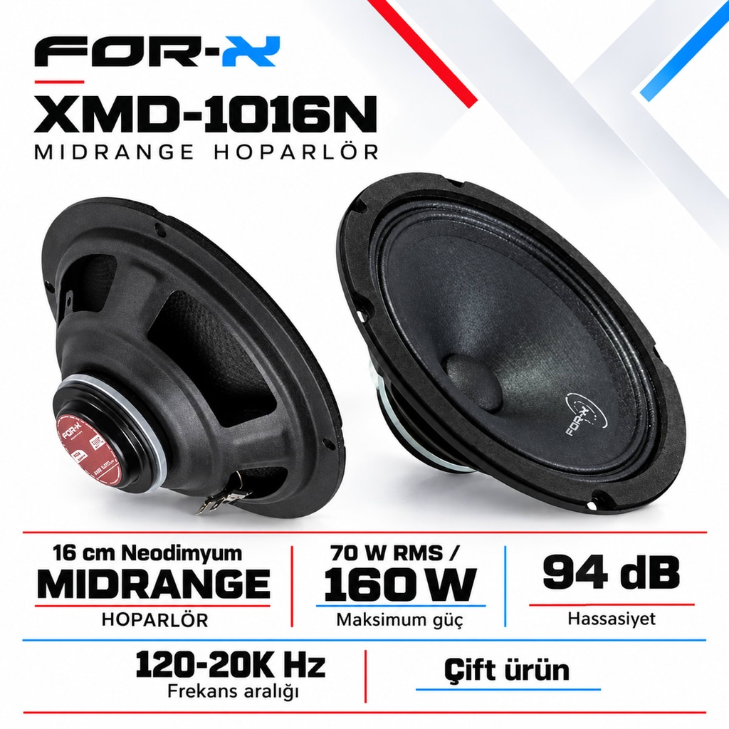 FOR-X XMD-1016N Midrange Hoparlör