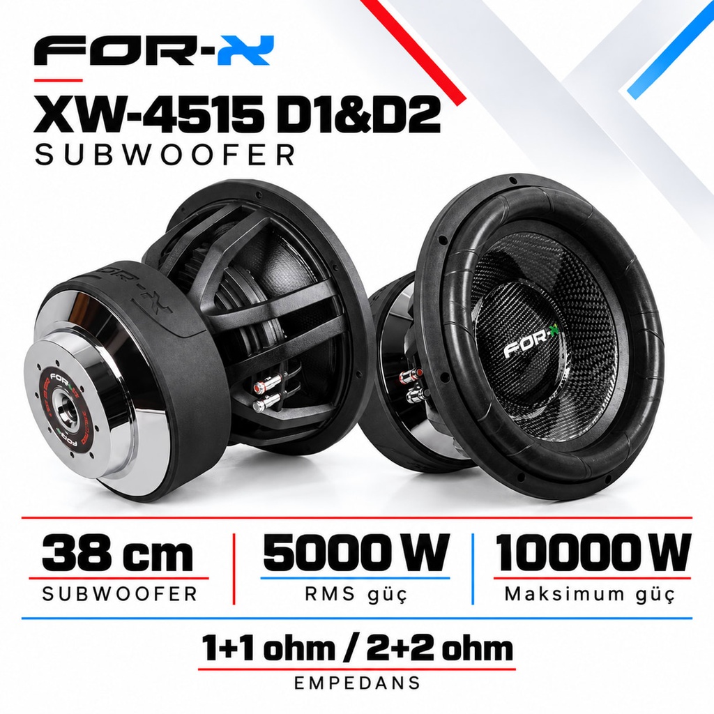 FOR-X XW-4515 D1&D2 Subwoofer