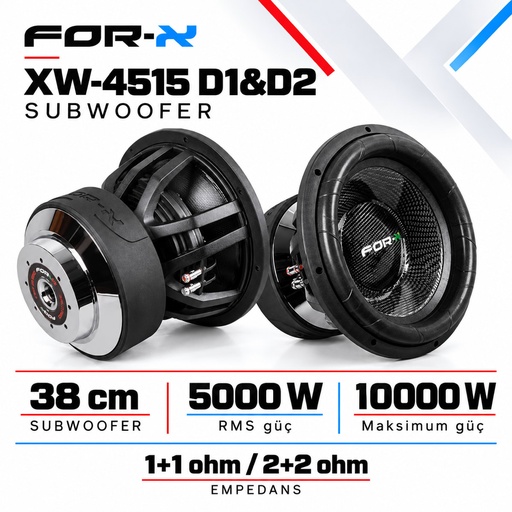 FOR-X XW-4515 D1&D2 Subwoofer