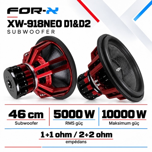 FOR-X XW-918NEO D1&D2 Subwoofer