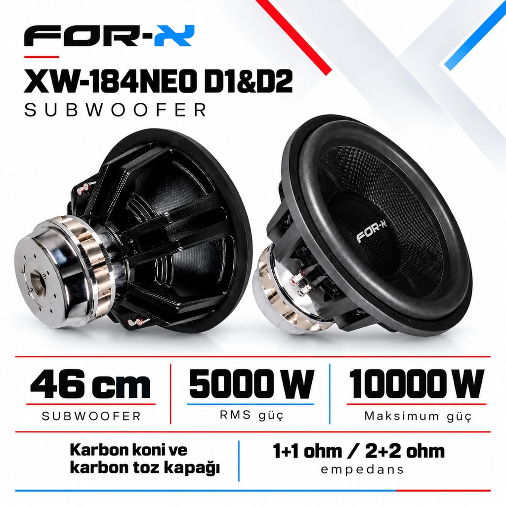 FOR-X XW-184NEO D1&D2 Subwoofer