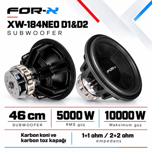 FOR-X XW-184NEO D1&D2 Subwoofer