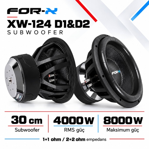 FOR-X XW-124 D1&D2 Subwoofer
