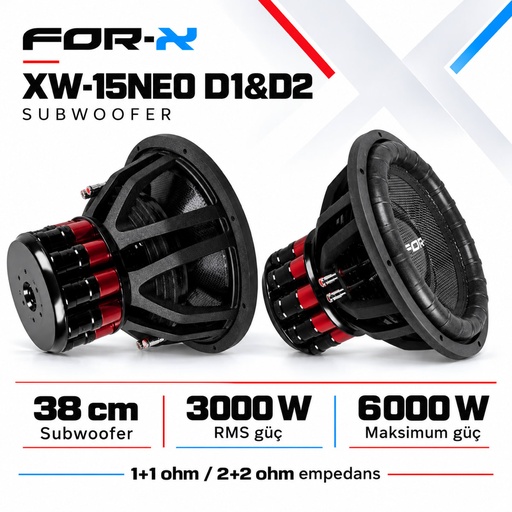 FOR-X XW-15NEO D1&D2 Subwoofer