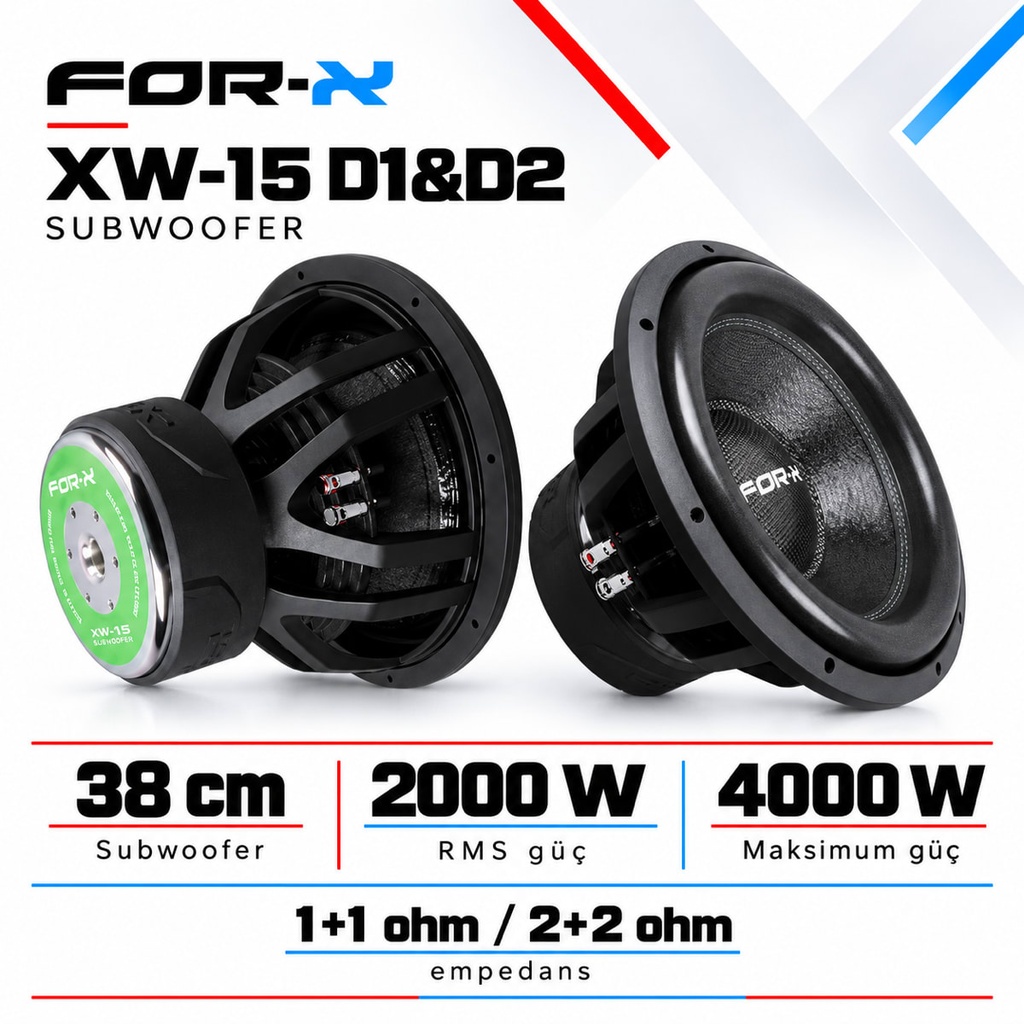 FOR-X XW-15 D1&D2 Subwoofer