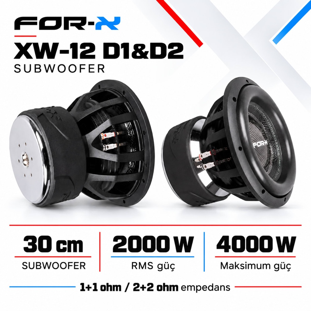 FOR-X XW-12 D1&D2 Subwoofer
