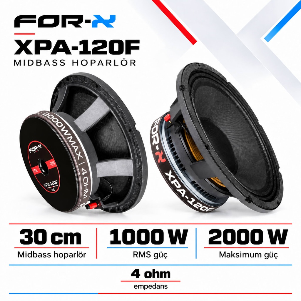FOR-X XPA-120F Midbass Hoparlör