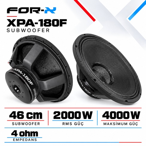 FOR-X XPA-180F Subwoofer