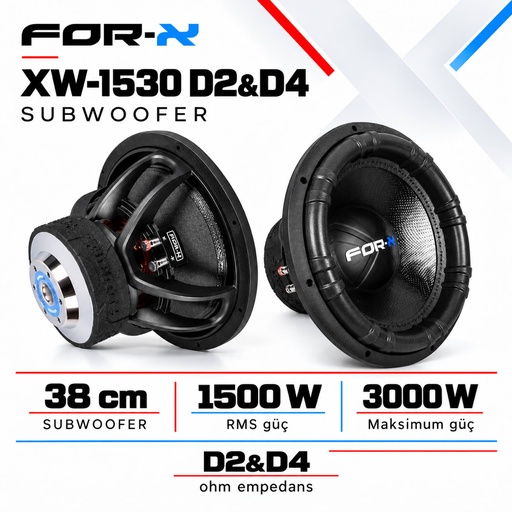 FOR-X XW-1530 D2&D4 Subwoofer